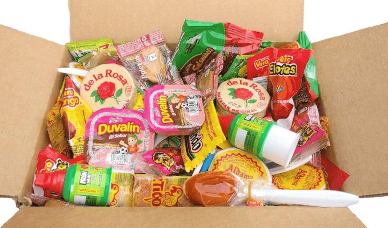 Assorted snacks and confectionery
